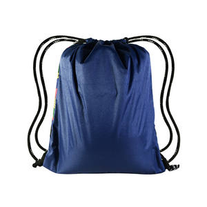 Vietnam Custom Customized Promotional Polyester Nylon Drawstring 30cm Shop and Backpack Draw <b>String</b> <b>Bags</b> - Product Image 2