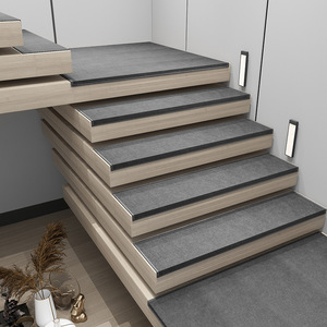 Tapis d'<span class=keywords><strong>escalier</strong></span> <span class=keywords><strong>en</strong></span> feutre sur mesure, absorbant la poussière, pour la décoration de la maison et de la villa, protection des marches – Fournisseur d'usine - Product Image 2