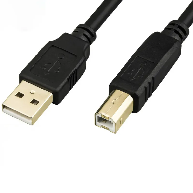 골드 도금 전원 프린터 케이블 USB 2.0