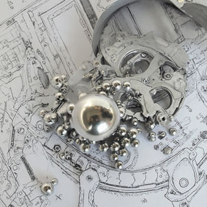 Hochpräzise 100 Cr6 6,35mm G20 Chromstahl kugel Massiv metall kugel - Product Image 3