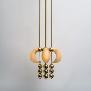 Lustre Appareil d'éclairage suspendu ovale LED E27 pour chambre d'hôtel et salon - Product Image 5