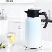 Carafe isotherme avec poignée, bouteille d'eau anti-fuite, théière thermique pour fête, pique-nique, vacances, barbecue