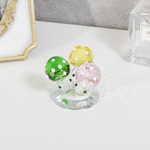 <b>Crystal</b> Figurines Glass Mushroom Vegetable Collectible Table Party Decoration Decoration <b>Ornaments</b> Home Decor - Product Image 3