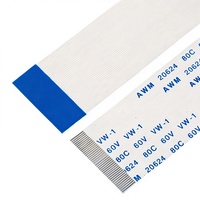 Câble FFC AWM20624, pas de 1,25 mm, 7 broches, type A/B, pour câblage interne d'électronique grand public et d'équipements de contrôle industriel