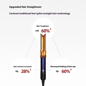 Placa de cerámica automática al por mayor, herramienta de estilismo para el cabello, pantalla LED, férula eléctrica para secado en húmedo, secador de pelo multifuncional, alisador - Product Image 5