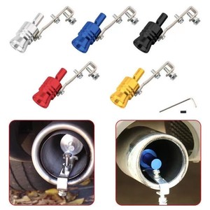 C0435 Simulateur Universel Sifflet D'échappement Turbo Sifflet Tuyau Son Silencieux Souffler Car Styling Tunning <span class=keywords><strong>Rouge</strong></span> S/M/L/XL - Product Image 2