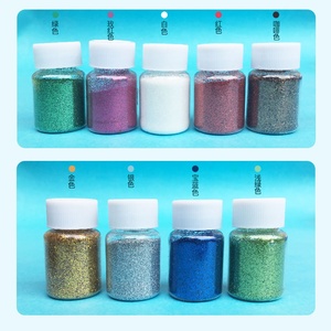 ผงกลิตเตอร์สำหรับงานโรงงาน เนื้อละเอียด สีสันสดใส 12 สี 10 กรัม ผงกลิตเตอร์ใหม่สำหรับเรซิ่นอีพ็อกซี่ เรซิ่นยูวี งานเพ้นท์เล็บ งานเรซิ่น งานฝีมือ - Product Image 2