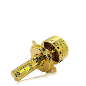 ไฟหน้า LED QideWin H4 70W 30000LM หลอดไฟรถยนต์กำลังสูงแบบท่อทองแดงคู่ - Product Image 2