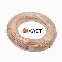 Câble coaxial RF haute température RG178 M17/93 MIL-C-17 50 Ohm PTFE 200C 1,8 mm Micro-câble coaxial
