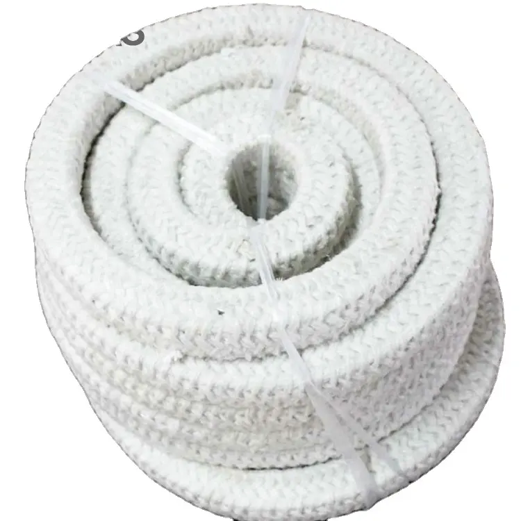 Square and Round Stainless Steel Reinforced High Temperature Sealing Ceramic Fiber Rope
