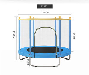 Venta caliente 1,4 <span class=keywords><strong>M</strong></span> nuevo estilo U cliente color niños trampolín - Product Image 2