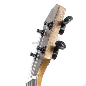 Kit de guitare acoustique pleine en acajou massif à 4 cordes avec touche en palissandre indien et finition mate pour débutants, étudiants et adultes - Product Image 2