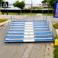 Bancs de tribune sportifs intelligents en aluminium, sièges portables pour stades, chaises de stade, gradins en aluminium