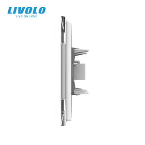 <span class=keywords><strong>Prise</strong></span> murale <span class=keywords><strong>HDMI</strong></span> haute vitesse 4K LIVOLO, norme britannique 86x86mm 22.5x45mm, transmission HD stable pour applications multimédias - Product Image 2