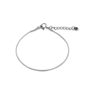 Pulsera de Moda Amy Amy P2074, Cadena de Acero Inoxidable Plateada, Estilo Clásico para Mujer, Joyería de Regalo - Product Image 3