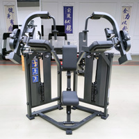Machine à triceps assis à charge par broche en acier ISO latérale MTS, machine d'extension de triceps en position debout pour la musculation, presse à triceps
