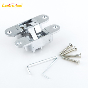 23*95mm 60kgs 2d <b>Adjustable</b> Door Hinge Zinc Silent Concealed Hinges 180 Degree Hidden for Kitchen Doors Bld-h01 180 Degree - Product Image 5
