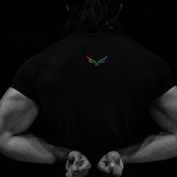 T-shirt de fitness à manches courtes à séchage rapide pour homme XIANGYU, vêtements de musculation, imprimé graphique, Playeras De Gym Para Hombre