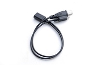 Câble d'extension répartiteur USB Type-C Femelle vers Micro USB Mâle + Type-B Mâle en PVC pour Smartphones, Disques Durs Mobiles et Données