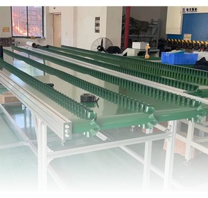 新しい緑色の耐久性のある2層プラスチック製コンベヤーベルト、2年間の保証付き、30x15x15cm、食品・飲料工場用 - Product Image 4