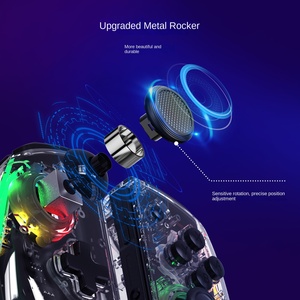 NS xuyên biên giới độc quyền 7 màu sợi quang ánh sáng máy trái và phải trò chơi xử lý Bộ điều khiển - Product Image 2