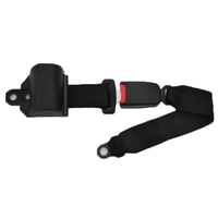 Rétracteur automatique de longueur de 3 mètres pour ceinture de sécurité de bus 3 points en polyester
