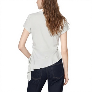 <b>Women's</b> Printed Short Sleeved T-Shirt Casual Summer Fashion Top <b>Rainbow</b>/Dot Patterns Denim/Canvas Y2K Style <b>Women's</b> T-Shirts - Product Image 2