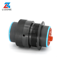 Adaptateur étanche femelle 18 broches HDP26-24-18SE, série HDP, connecteur de câblage automobile authentique LIZONE -40~105°C