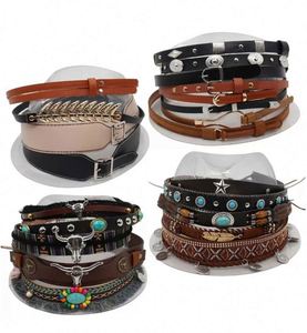 Chapeau de cowboy/cowgirl vintage en feutre de haute qualité, personnalisable, style ancien, pour hommes, idéal pour la pêche en extérieur - Vente en gros 2025 - Product Image 5