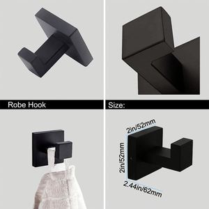 Nouvel ensemble de rangement pour salle de bain 2024 : porte-serviettes noir, étagère pour salon de beauté et station de serviettes - Product Image 2