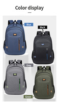 Sac à dos pour ordinateur portable à doublure en polyester pour hommes, imperméable et antivol, de 15 pouces, avec logo personnalisé, pour les étudiants, à l'école