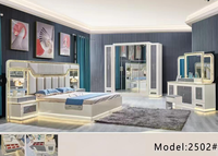 Ensemble de chambre à coucher haut de gamme, best-seller, style moderne luxueux pour la maison