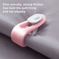 Portable anti-dérapant drap de lit tapis housse de couette coin Clip housse de couette pince sans aiguille matelas attache boucle support