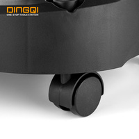 DINGQI 1600W Nass-Trockensauger 30L/60L Edelstahl Industriestaubsauger Starke Saugkraft für Werkstatt, Bau & Haushalt