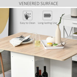 <span class=keywords><strong>Table</strong></span> de salle à manger pliable en forme de feuilles, bureau avec support pour rangement, offre spéciale - Product Image 6