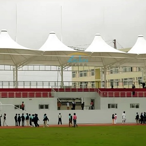 Pvdf/PTFE không thấm nước độ bền kéo màng cấu trúc mái che nắng hiện đại khán đài xây dựng cho nhà để xe đổ kho công viên khách sạn - Product Image 2