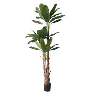 Plástico en maceta para interiores y exteriores, 210cm, Bananier Artificiel, árbol de plátano Artificial, plantas artificiales, decoración artesanal - Product Image 3