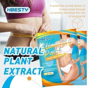 Parche Herbal Natural para Abdomen y Ombligo, para Pérdida de Peso, Reafirmante, Moldeador Corporal, Parche de Cuidado Lazy Ai Cao, 10 Parches/paquete - Product Image 6