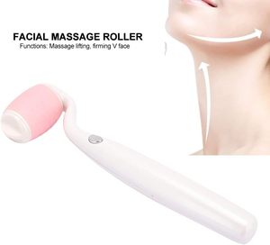 Rodillo eléctrico de masaje facial, herramienta de masaje adelgazante facial de mano, rodillo masajeador de eliminación de bolsa de ojos portátil para mujeres - Product Image 2
