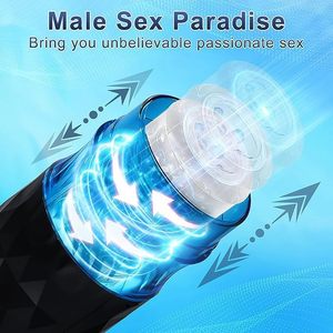 <strong>Automatic</strong> Telescoping Rotating <strong>Male</strong> Masturbator Cup Electric Penis Stroker Machine <strong>Sex</strong> <strong>Toy</strong> for Adults <strong>Men's</strong> Masturbator Cup - Product Image 5