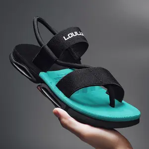 2024 इलास्टिक स्ट्रैप सैंडल चप्पल पुरुषों के जूते फैशन और युवा जूते पुरुषों के लिए समुद्र तट जूते खेल सैंडल