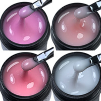XGM NAILS Base Coat avec Gel Constructeur 2 en 1 Gel d'Extension 24 Couleurs Personnalisables Votre Couleur Sans TPO Sans HEMA Gel Constructeur UV