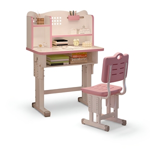 Nuovo Design Moderno Set <span class=keywords><strong>Scrivania</strong></span> e Sedia con Libreria, Piano in Legno Regolabile in Altezza per Soggiorno, Arredamento Domestico - Product Image 1