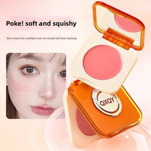 Paleta de Rubor en Crema Sedosa Mineral de Marca Privada, 4 Colores, Mate, Resistente al Agua, Larga Duración, Maquillaje de Contorno Natural para Piel Clara - Product Image 6