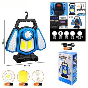 Lampes de tente portables en ABS en gros, éclairage d'urgence, lampes de camping solaires portables à intensité variable pour l'extérieur - Product Image 2