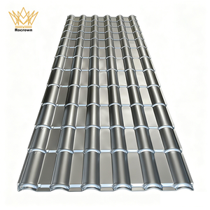 Lastra Ondulata in Alluminio Eco-Sostenibile Stile <span class=keywords><strong>Spagnolo</strong></span>, Tegola in Lega di Alluminio Resistente al Vento per Ville/Negozi nel Deserto del Medio Oriente - Product Image 3