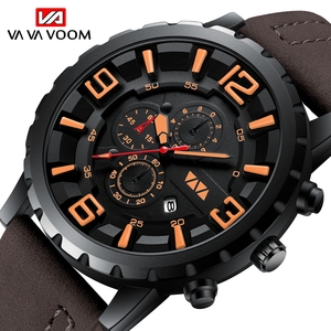 Reloj Cronógrafo de Cuarzo para Hombre, Multifunción, 3 Subesferas, Luminoso, Resistente al Agua, Deportivo - Product Image 6