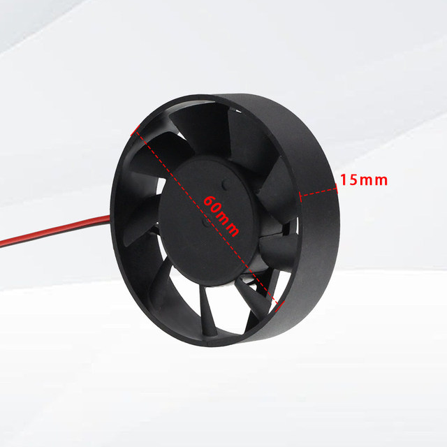 6015 Round USB Fan 24V 12V 5V DC Brushless 60x60x15mm Case Power Supply Motherboard Cooling Fan