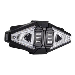 <b>Bicycle</b> Rear <b>Light</b> Led Rechargeable IpX4 4 Modes Cycling Tail <b>Light</b> With Horn Warning Lamp 0829 - Product Image 1