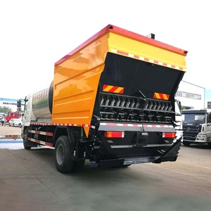 Nouveau camion pulvérisateur d'asphalte et de gravier Shacman 4x2 avec système de distribution synchrone pour la construction routière - Product Image 3